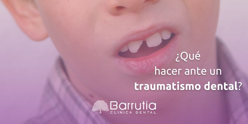 ¿Qué hacer ante un traumatismo dental?