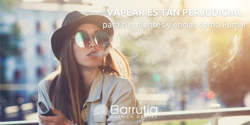Vapear es tan perjudicial para tus dientes y encías como Fumar
